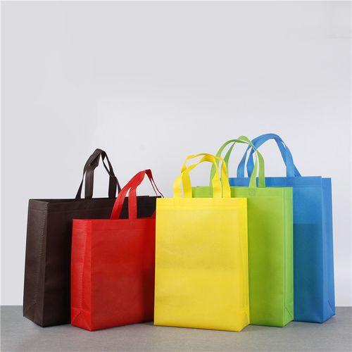 覆膜无纺布袋手提袋定做logo可折叠彩印立体袋服装无纺布袋子定制