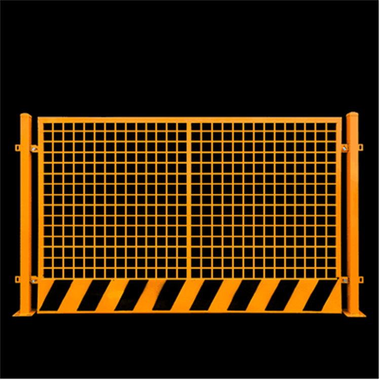 现货批发工地施工警示临边基坑护栏 网片黄黑安全警示隔离护栏
