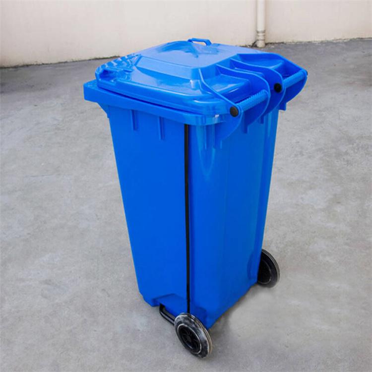 户外垃圾桶 环卫垃圾桶 240L塑料垃圾桶 三鼎 挂车塑料垃圾桶