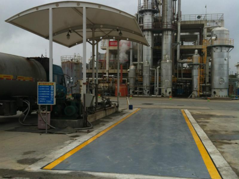 河北圣方120吨电子地磅建筑工地汽车衡，无人值守汽车衡、120T地磅秤