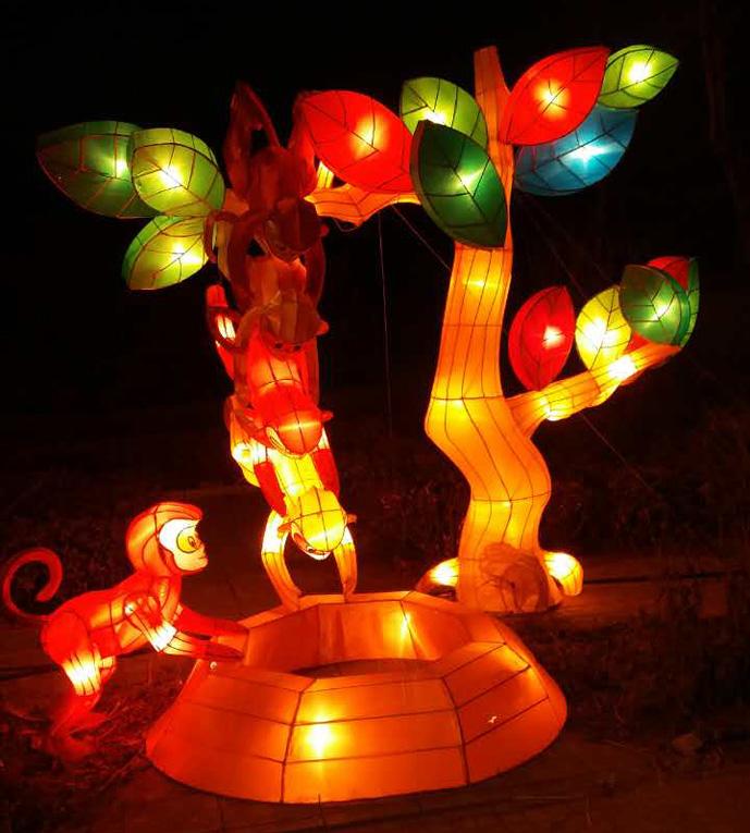 街道花灯彩灯批发 中秋景区节日花灯彩灯