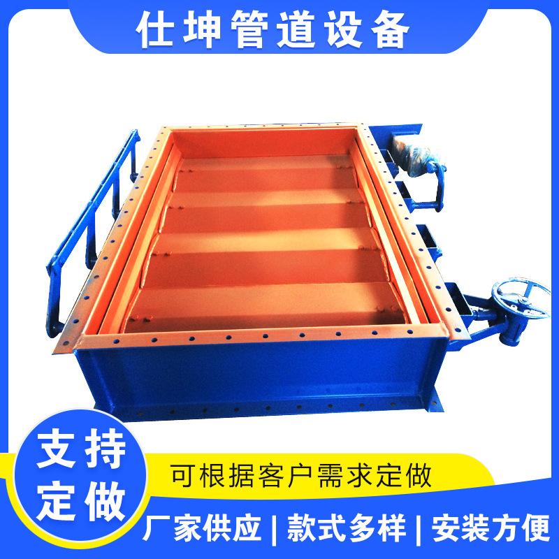 厂家供应 低压管道圆风门 电动烟道挡板门  百叶式方风门 脱硫脱硝风门 