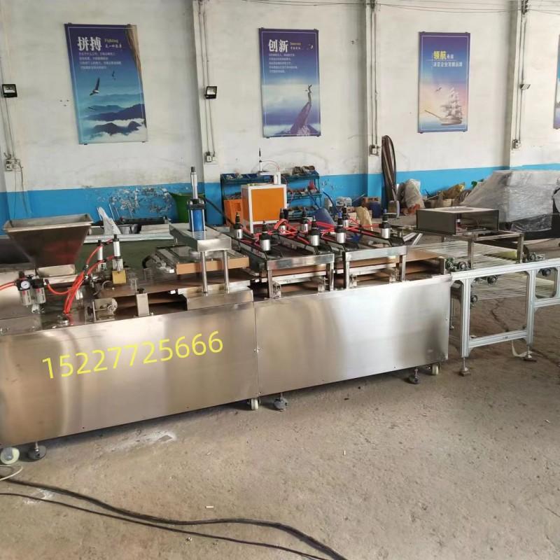 全自动淄博烧烤小饼加工流水线设备尚禾烧烤肉卷饼机器