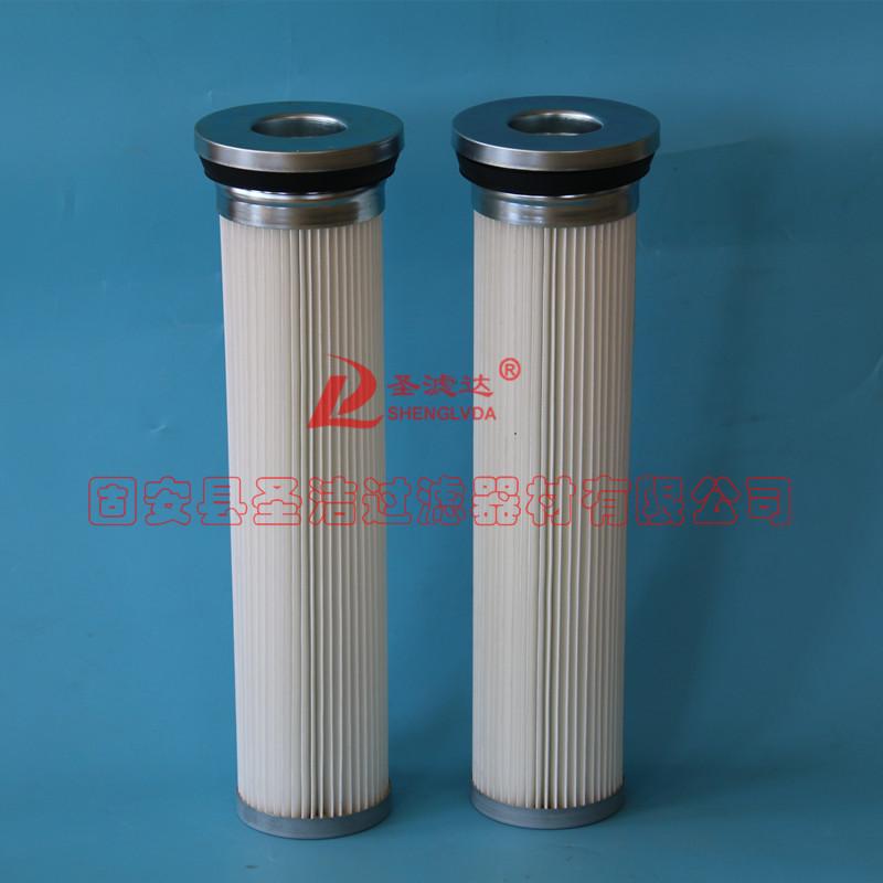 销售不锈钢替代布袋除尘滤芯  工业用覆膜除尘滤筒 除尘器滤芯 可定制
