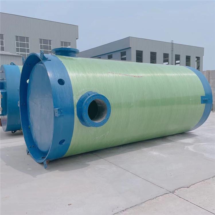 一体化预制泵站可定制 盛玖 地埋式玻璃钢泵站 玻璃钢一体化预制泵站