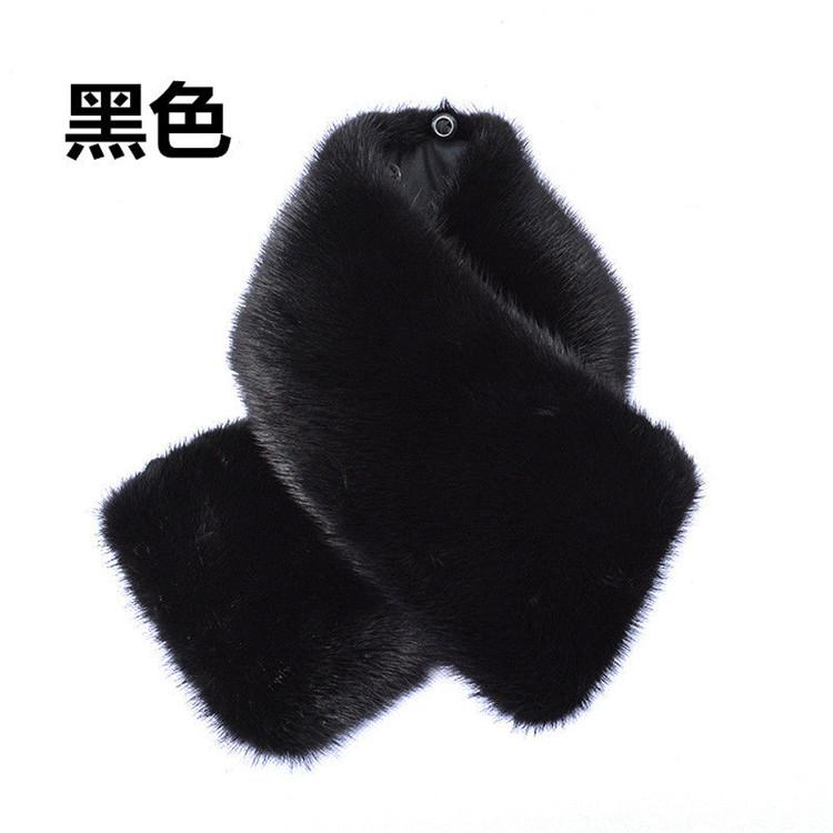 石家庄水貂毛狐狸领双面羊绒 批发价格