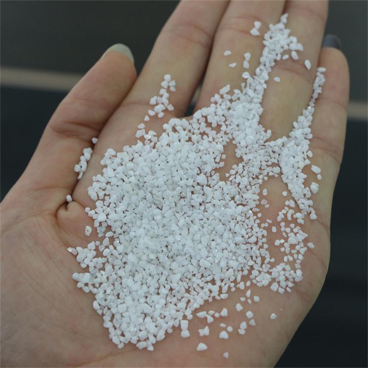 雪花白沙  青岛厂家供应  一级料  透水砖用 涂料用  安奕