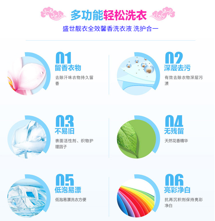 厂现货浓缩洗衣液大瓶家庭装香水洗衣液礼品直播福利款带货