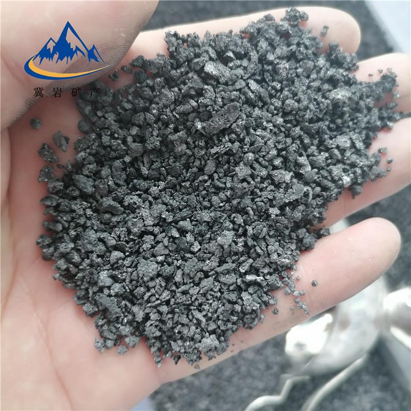 河北冀岩厂家直供铸造用1-3mm煅烧石油焦 焦炭颗粒 焦炭粉 保质保量