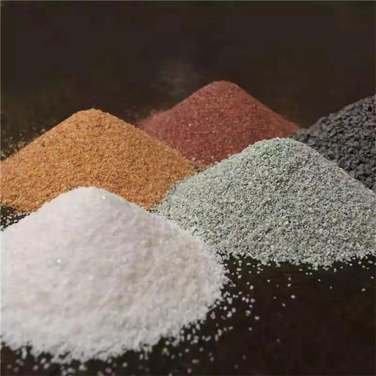 厂家供应染色彩砂 20-40目染色彩砂价格