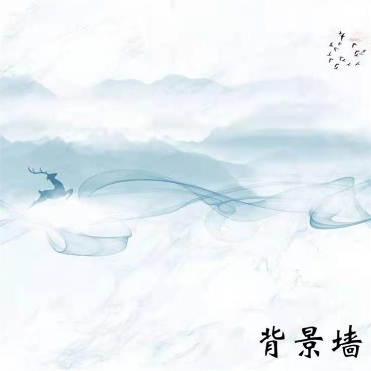 中式岩板背景墙 厂家定制