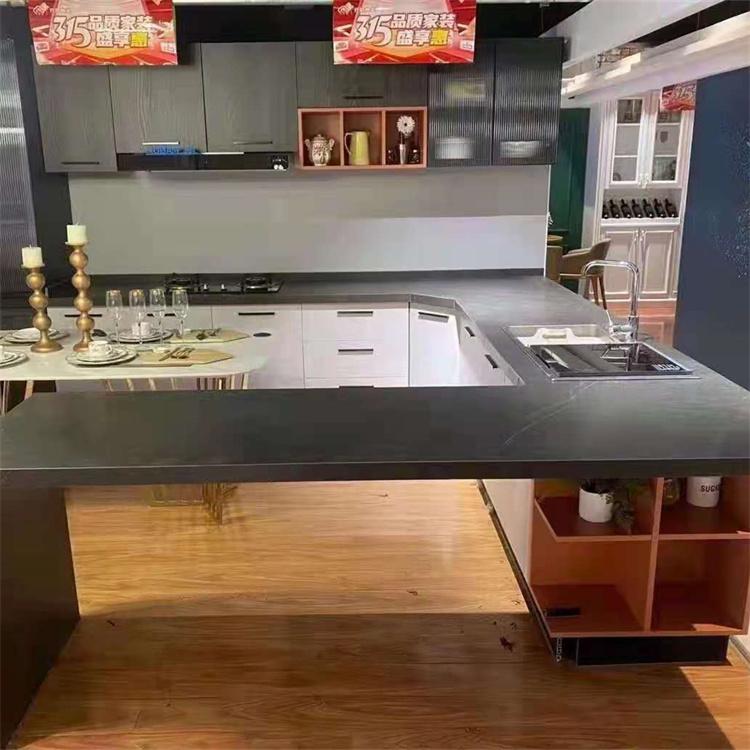 石家庄全屋定制复合岩板不断裂防渗漏橱柜台面