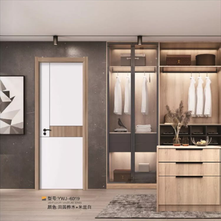 复合材质木门 实木 复合卧室门工程项目常用门