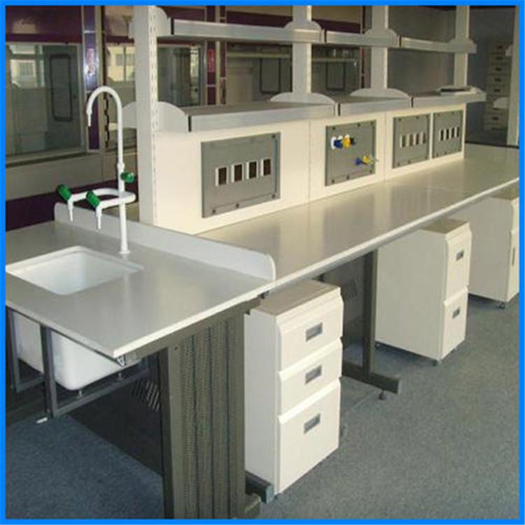 厂家批发实验台 实验钢木中央试验台 学校实验室化验室定制