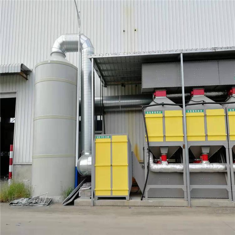 南昌活性炭吸附脱附催化燃烧设备性能稳定 双岭环保 工业化工催化燃烧设备