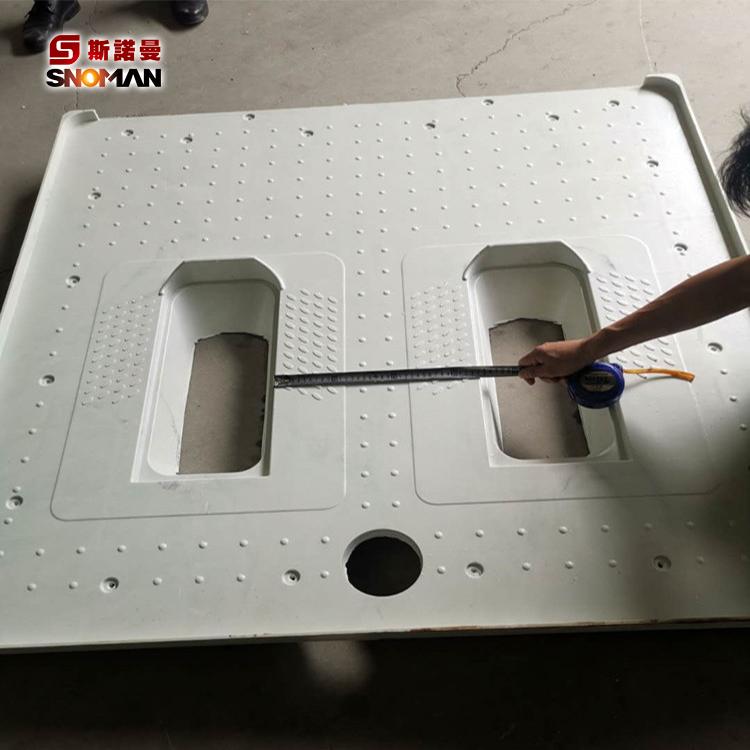 拼接式SMC旱厕厂家 二八玻璃钢净水槽 浅埋式旱厕 斯诺曼厂家