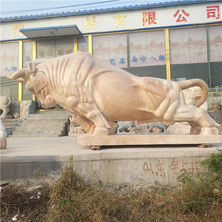 千恒雕刻石雕老虎 定制大理石动物雕塑 十二生肖石雕