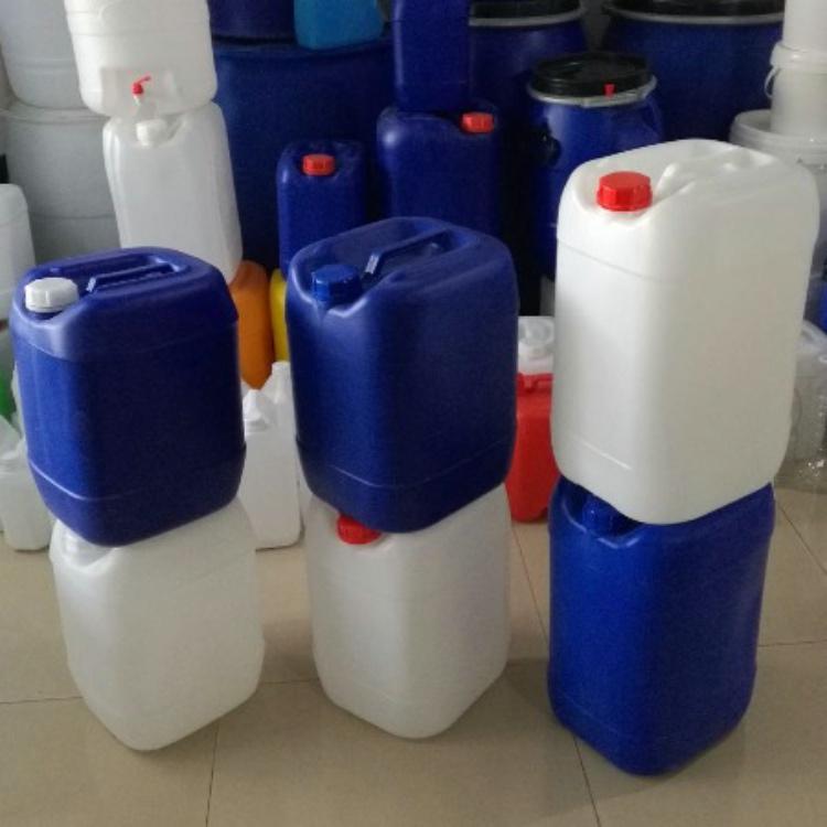 50L深蓝塑料方桶化工桶 油漆塑料桶 工业塑料制品 吹塑化工桶