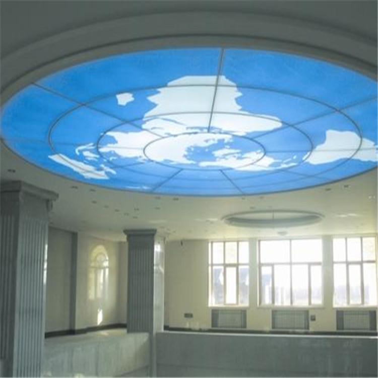 软膜天花效果图 室内白色高清软膜天花吊顶