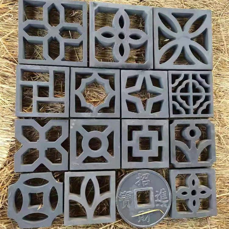 镂空砖雕 中式水泥围墙装饰花格窗 拼接镂空小窗花 厂家 批发