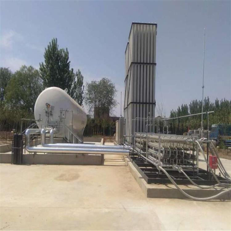 空温式气化器 水浴式气化器 lng气化撬 LNG槽车点供气化站