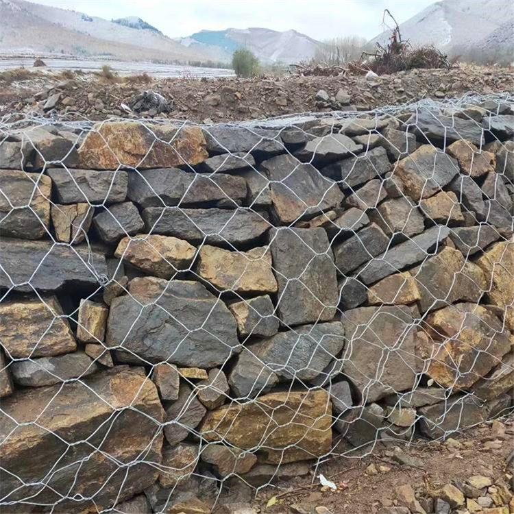 铅丝石笼网 河道护堤坝格宾石笼网箱 供应价格