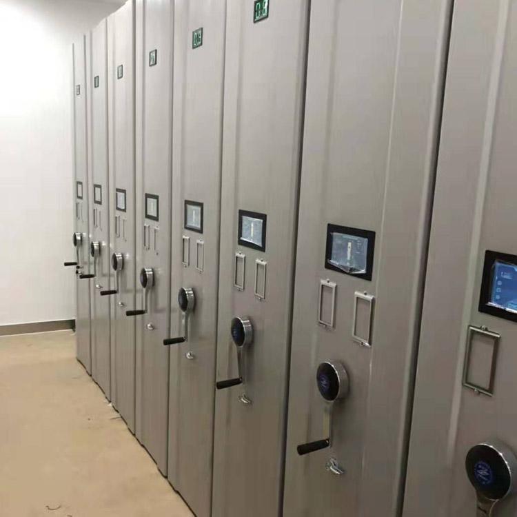 手动密集档案架厂家 移动式档案柜价格 医用档案密集架