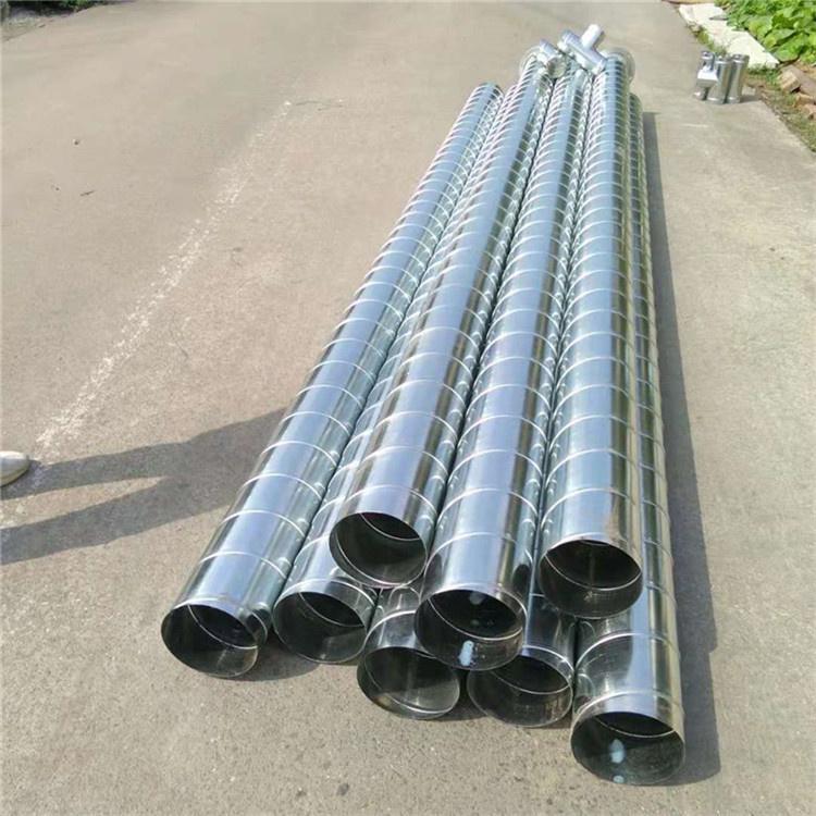 螺旋风管  镀锌白铁皮风管  排烟除尘通风系统  消防除尘排风管