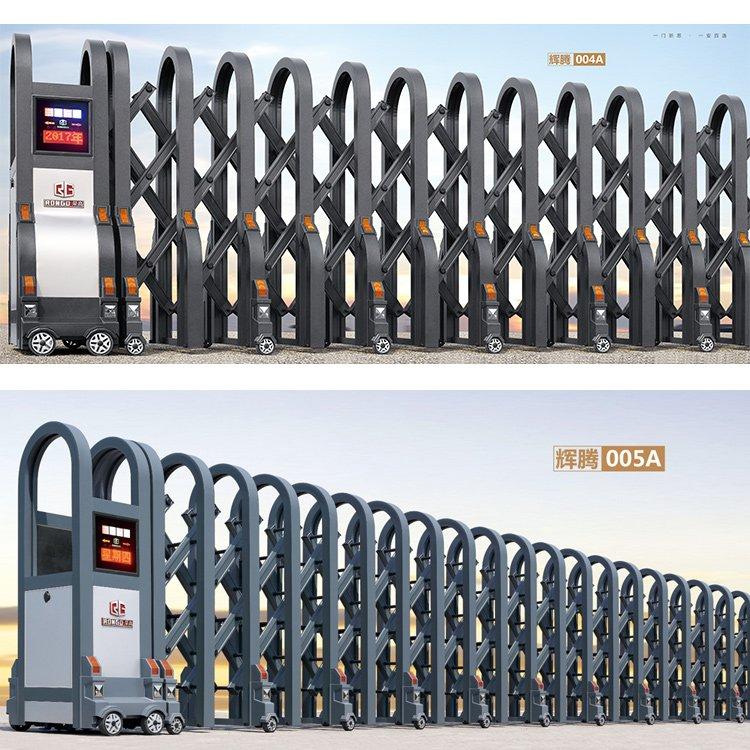 不锈钢伸缩门厂家报价悬浮平移门工厂批发伸缩门即刻发货