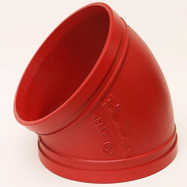  沟槽弯头 国标沟槽管件 伟东管道厂家