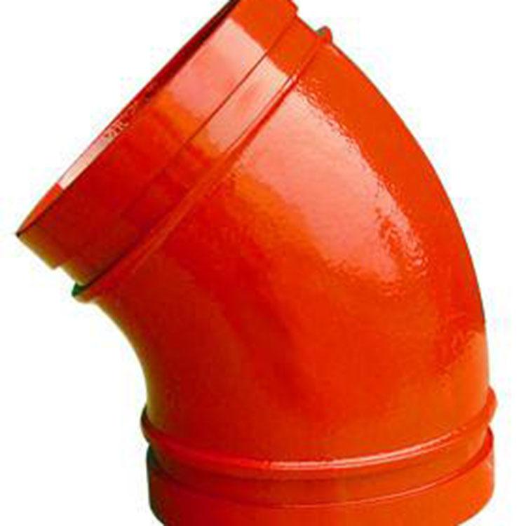 沟槽式弯头  沟槽管件配件  伟东管道厂家  