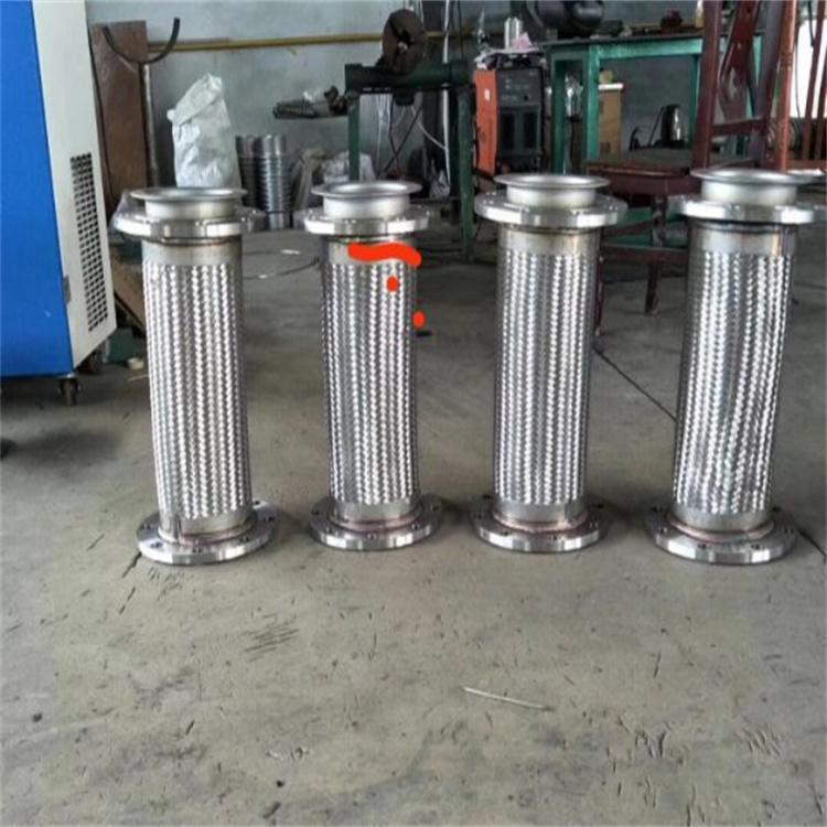 不锈钢内螺纹丝扣波纹管编织高温高压金属软管平口球头喇叭口
