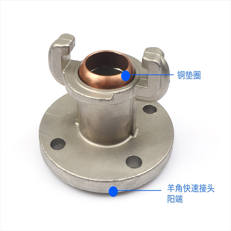 C式自锁快速接头气动空压机气泵软管PU气管工具吹尘气枪公母快插