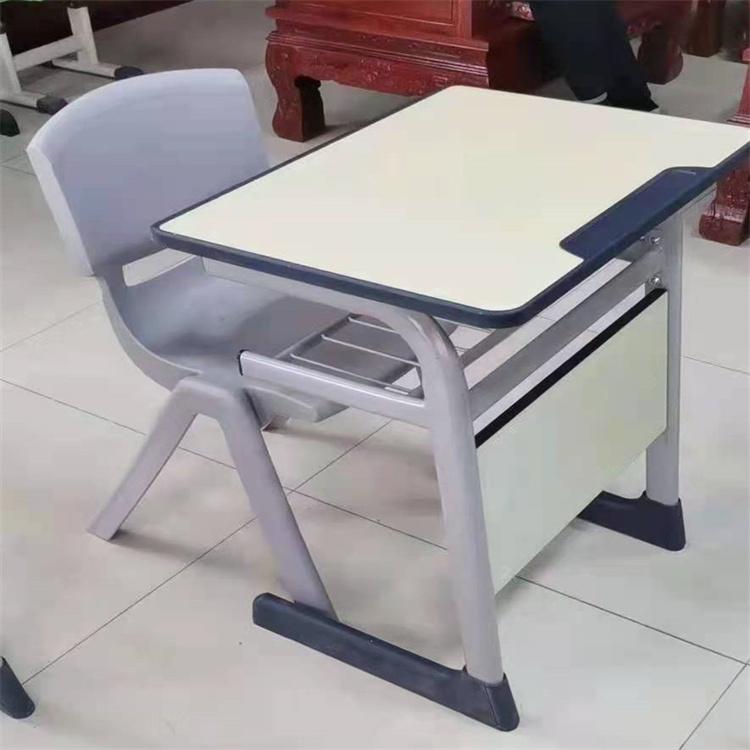 学生课桌椅 双层带抽屉 课桌补习班辅导单人双人书桌
