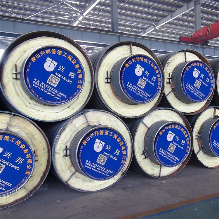 预制直埋蒸汽保温管 耐高温防腐蚀热力管道 可按需定制