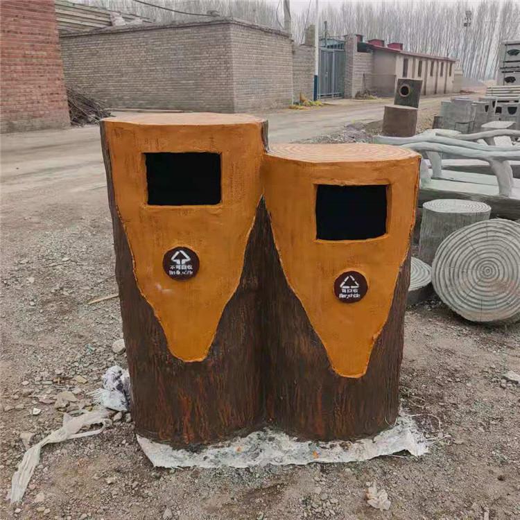 水泥仿木坐凳制作   仿木坐凳产品    各种仿树桌椅   仿木坐凳   仿木垃圾桶   秀川仿木厂家