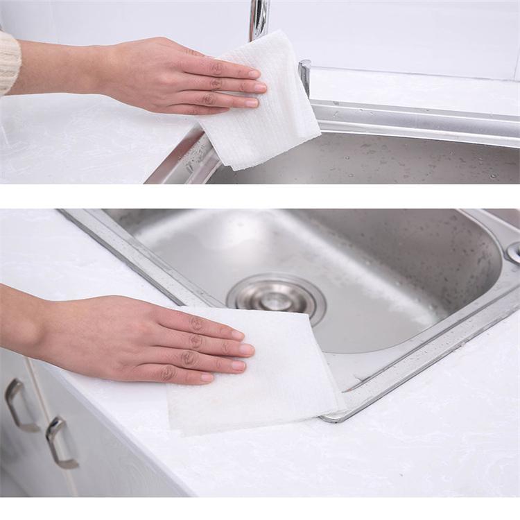 厂家直供 加厚一次性懒人抹布 吸水不粘油不掉毛清洁布 干湿两用厨房抹布