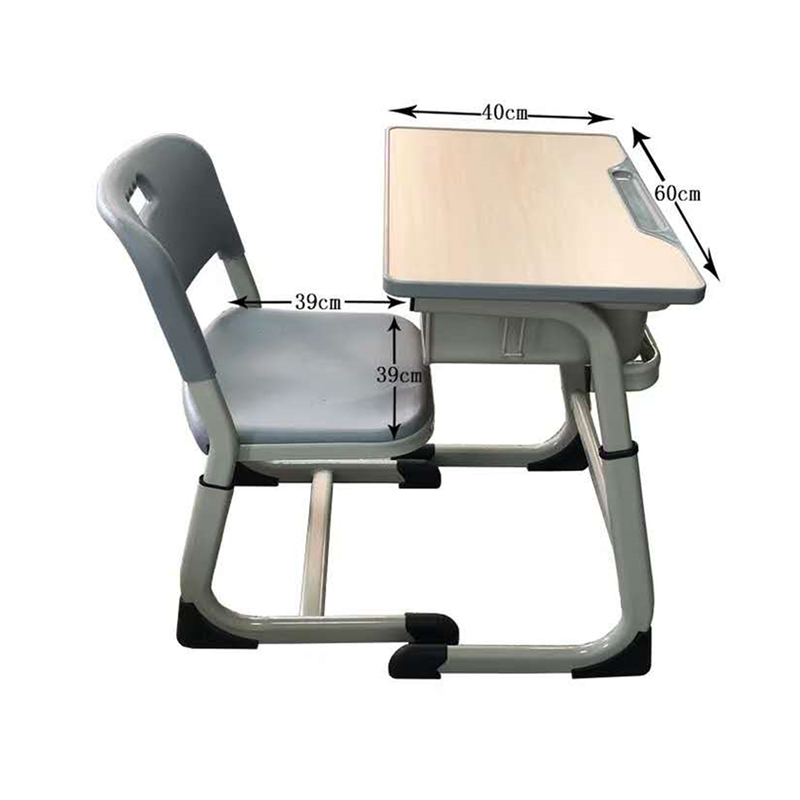 新沣学校课桌椅 学生用的课桌 培训学校课桌