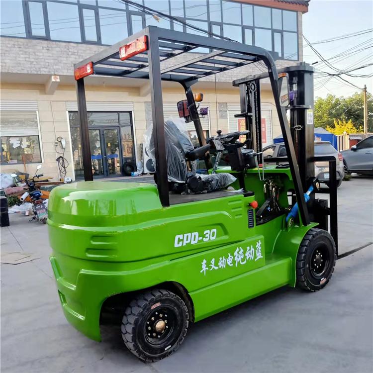 叉车小型全电动堆高车踏板站驾1.5吨堆高车升降电动叉车