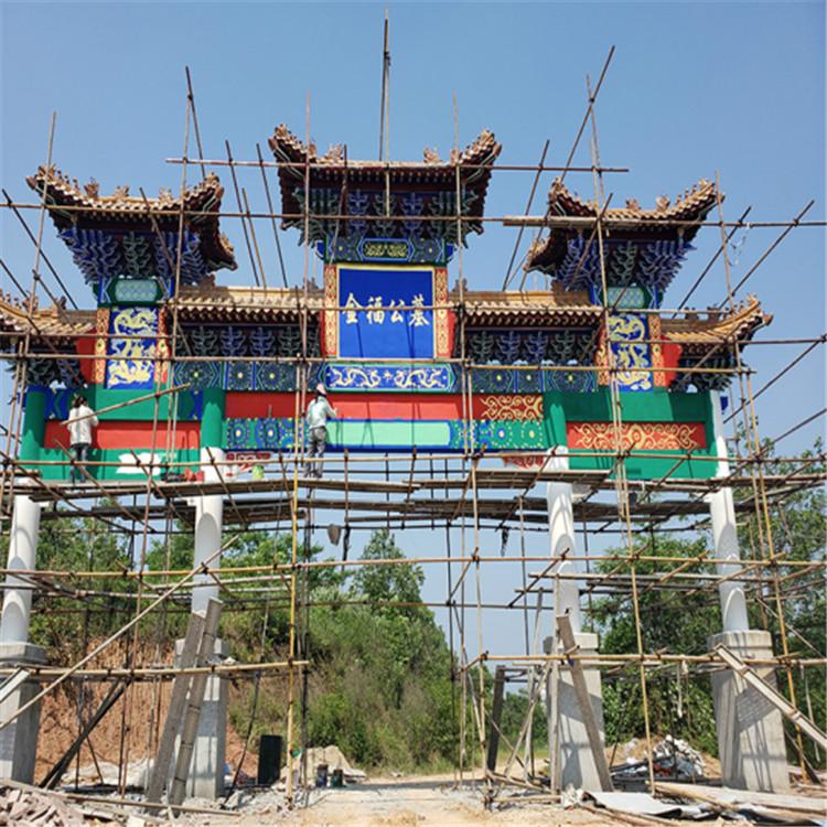 价格便宜古建牌楼 古建牌楼价格 厂家供应 轩海园林