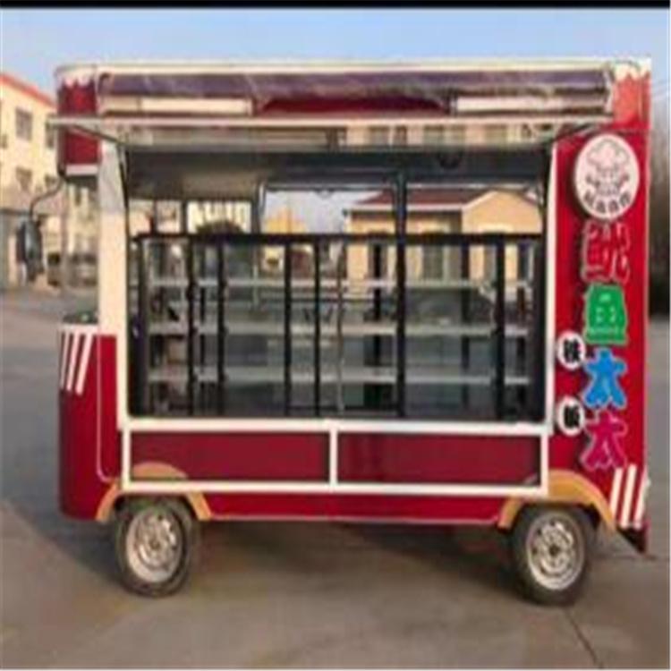 早餐车房车 张家口移动餐车 电动小吃车 四轮餐车 路边小吃餐车