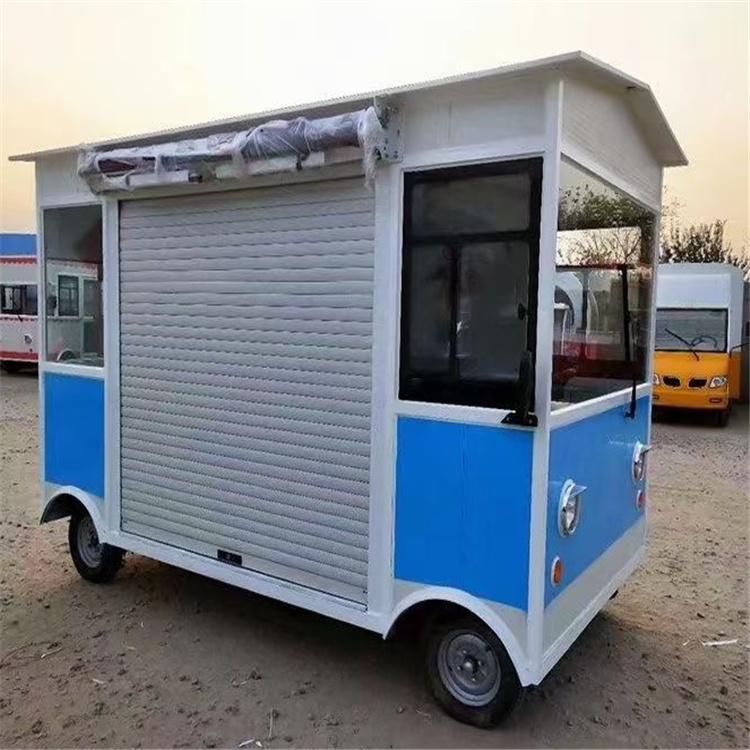  移动早餐美食车 多功能早餐创业地摊车 餐车夜市摆摊移动电动小吃车