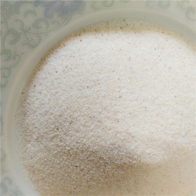 厂家直销精制天然石英砂 耐磨无菱角 耐高温天然石英砂