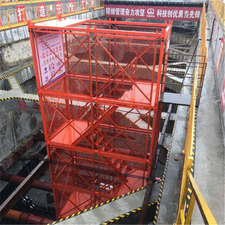 基坑安全通道 基坑上下安全通道 拆装式梯笼 路桥施工梯笼