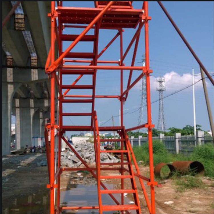 厂家供应高空梯 基坑梯笼 重型安全梯 可定制各种尺寸及颜色