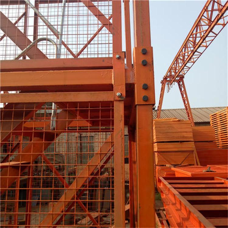 安全爬梯厂家 桥梁基坑梯笼 组装式4*2*2箱式梯笼