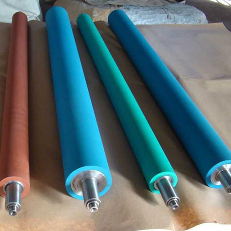 丁基胶辊 无硅油粘灰清洁胶辊 定做除尘耐磨压耐高温滚筒包胶辊刷