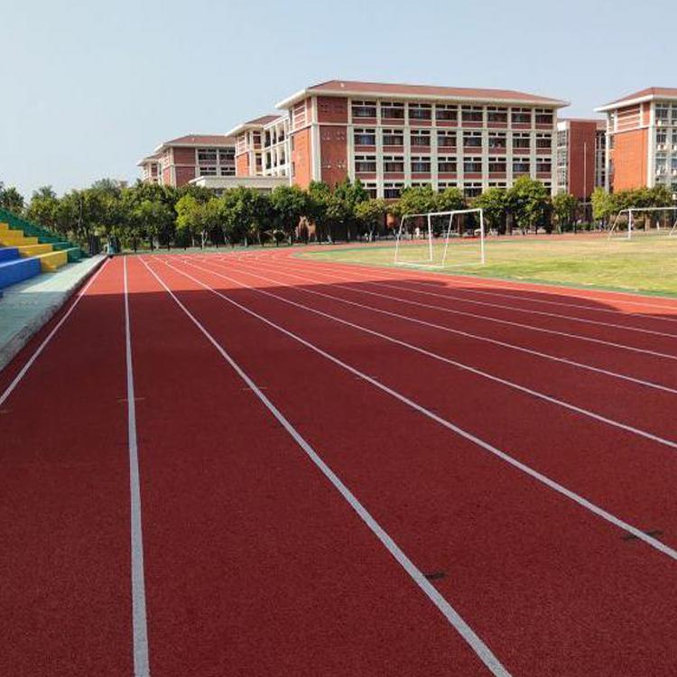自结纹跑道地胶 户外透气型塑胶跑道 信联体育 耐老化