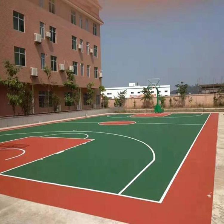 硅PU塑胶网球场 现浇现做硅PU球场材料 信联体育 欢迎采购