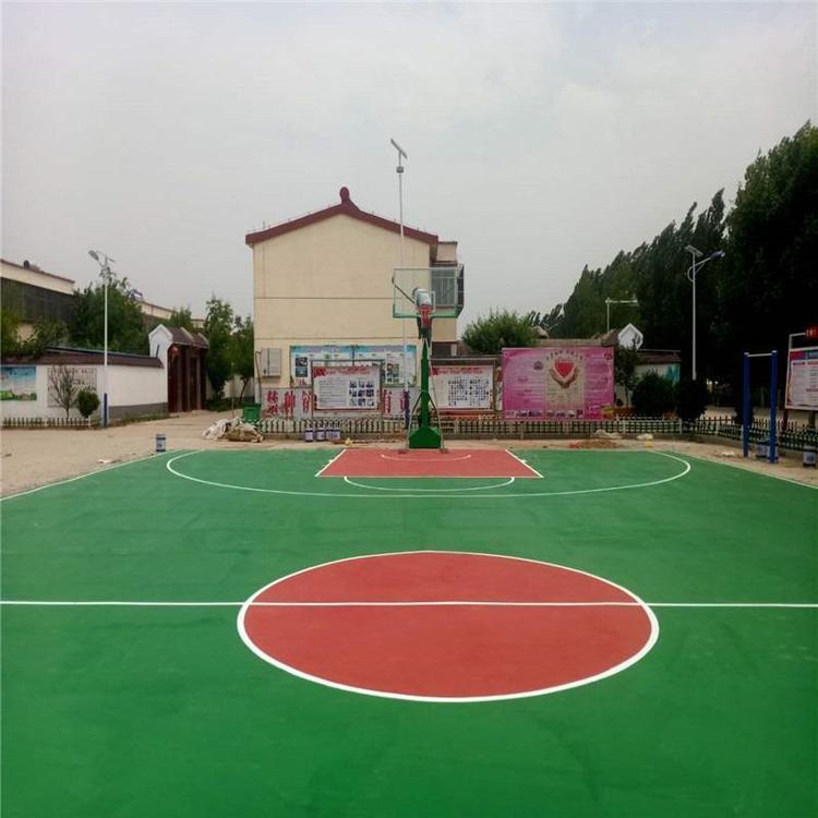 硅PU塑胶网球场 现浇现做硅PU球场材料 信联体育 欢迎采购